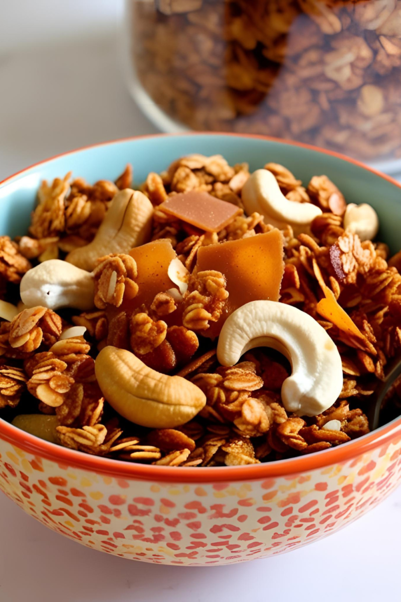 Caramel Cashew Granola