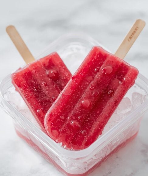 Cherry Popsicles Recipe