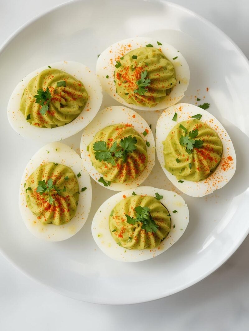 Guacamole Deviled Eggs