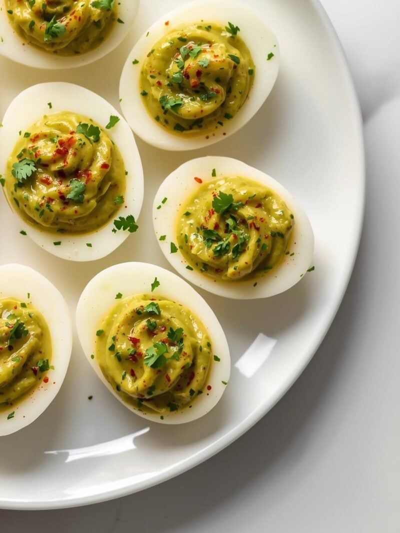 Guacamole Deviled Eggs