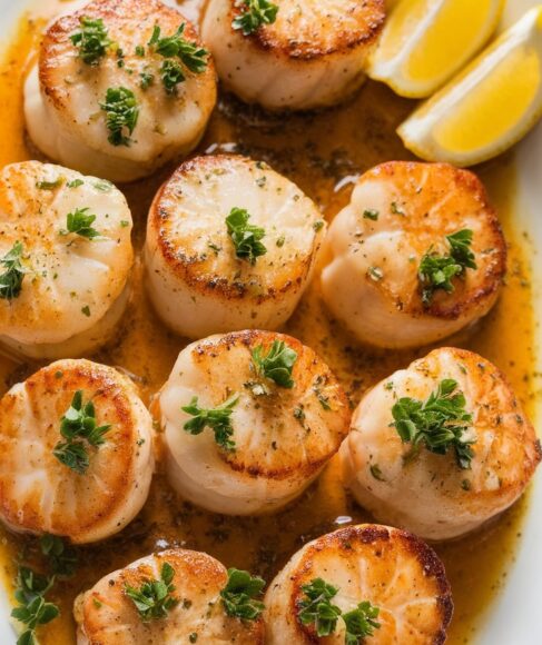 Lemon Butter Scallops Recipe