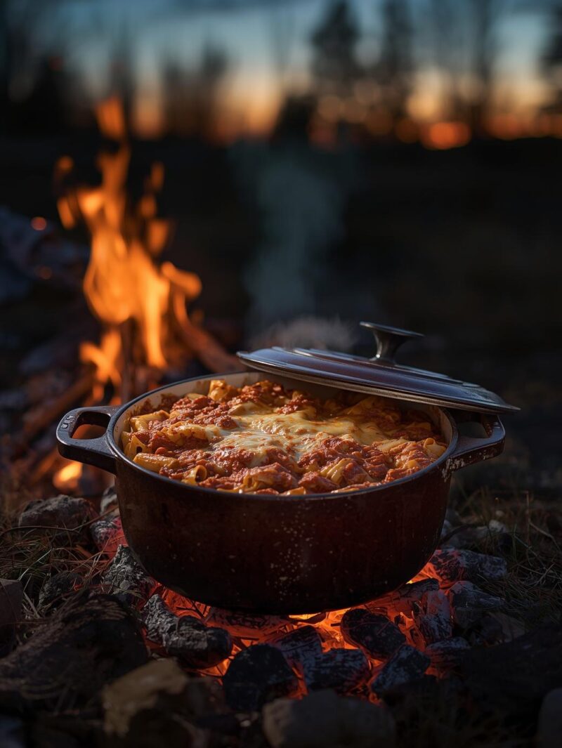 Dutch Oven Lasagna