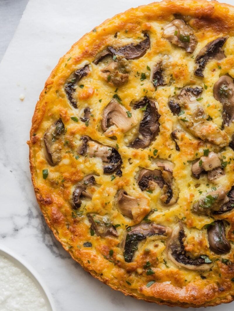How to Make a Mushroom Frittata Recipe Easy
