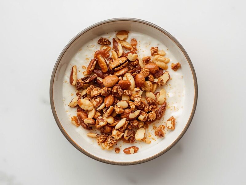 Nutty Granola and Yogurt Oats