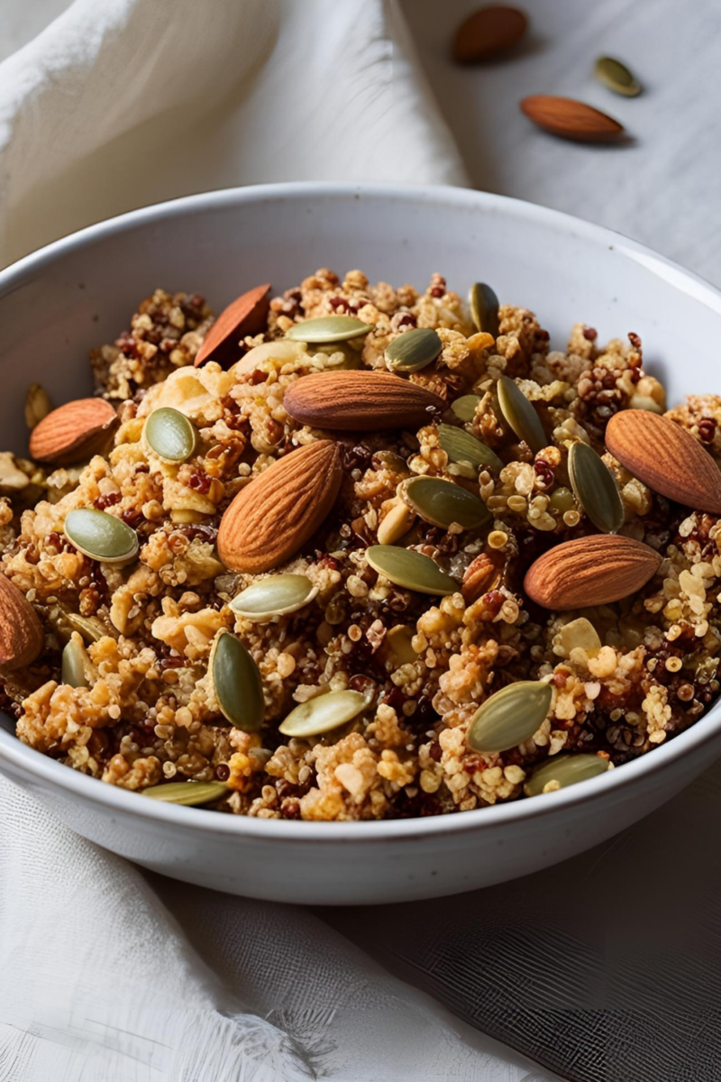 Nutty Quinoa Granola