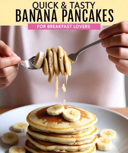 Fluffy Banana Pancakes Recipe