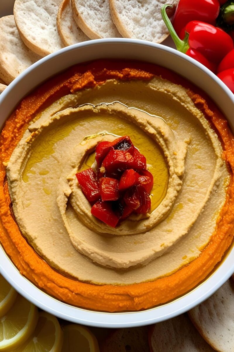 Roasted Red Pepper Hummus