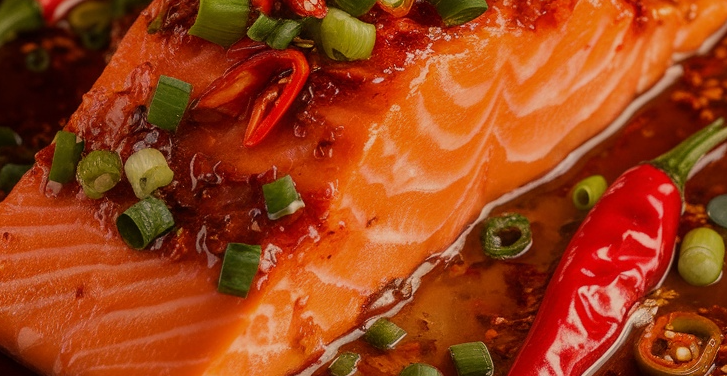 Szechuan Spicy Salmon