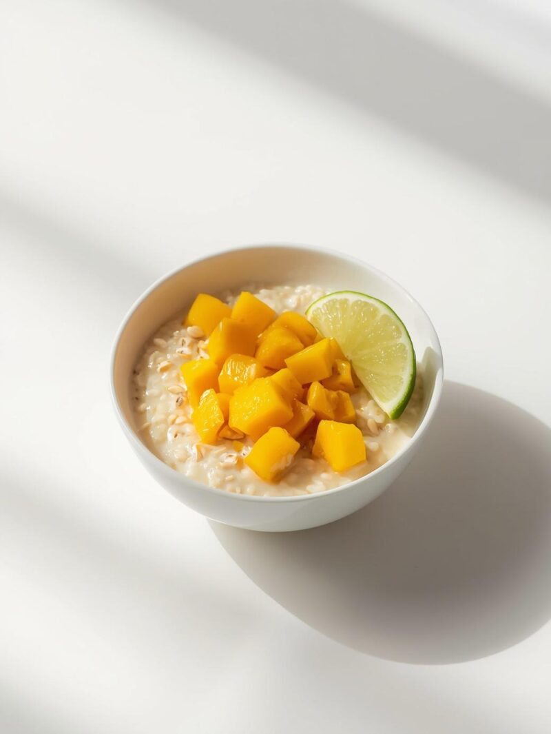 Tropical Mango and Lime Oats
