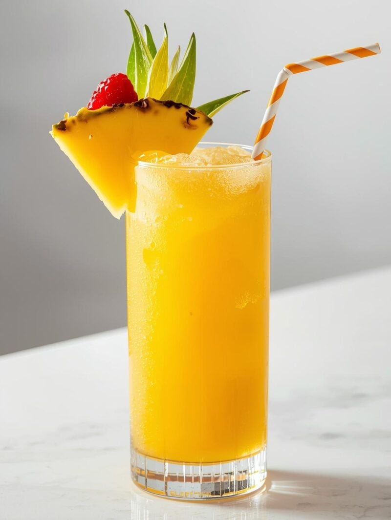 Tropical Pineapple Mango Rum Punch Drink Recipe