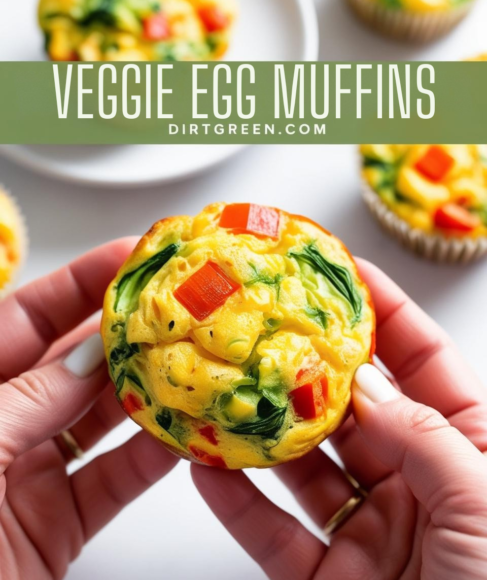 Egg Muffins with Veggies for Breakfast