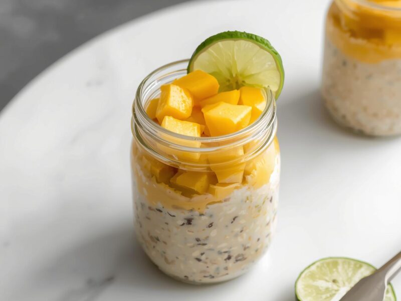 Tropical Mango and Lime Oats