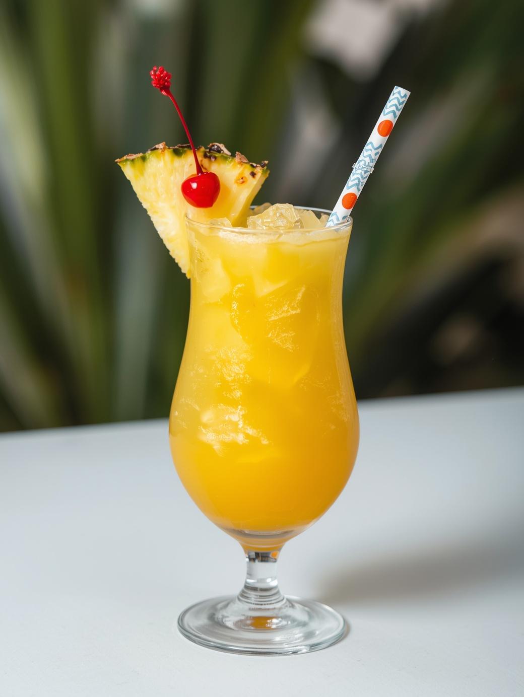 Tropical Pineapple Mango Rum Punch Drink Recipe
