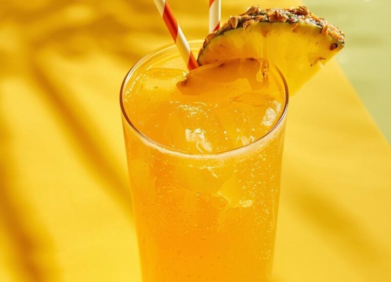 Tropical Pineapple Mango Rum Punch Drink Recipe