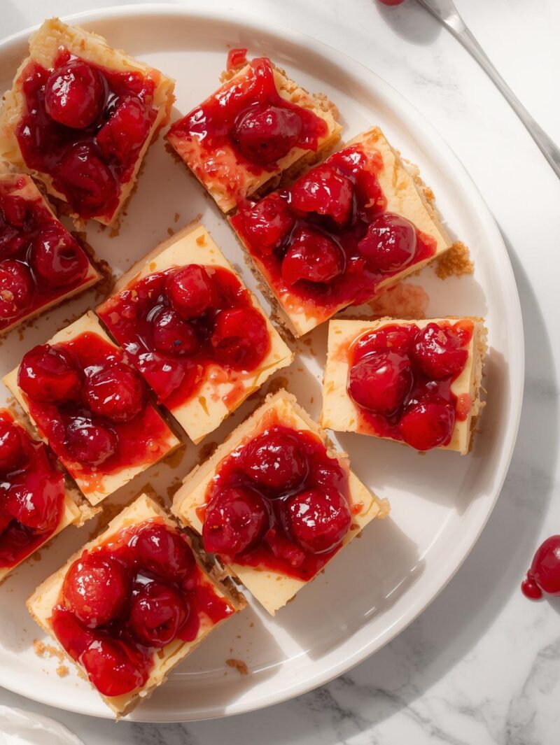 Cherry Cheesecake Bars Recipe