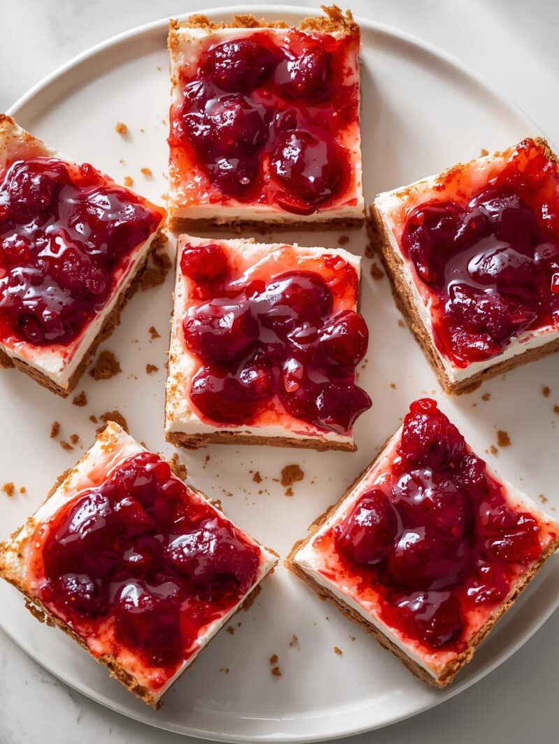 Cherry Cheesecake Bars Recipe