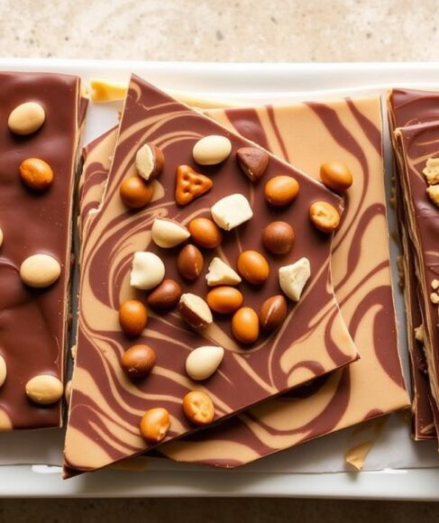 Chocolate Peanut Butter Bark 