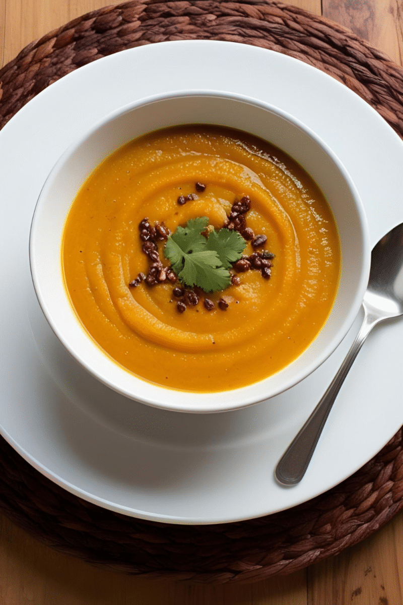Curried Butternut Squash Soup