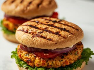 Delicious Grilled Veggie Burgers