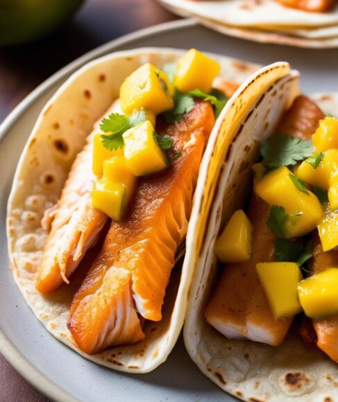 Fish Tacos with Fresh Mango Salsa Recipe