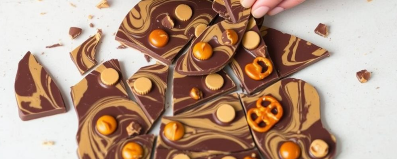 Chocolate Peanut Butter Bark