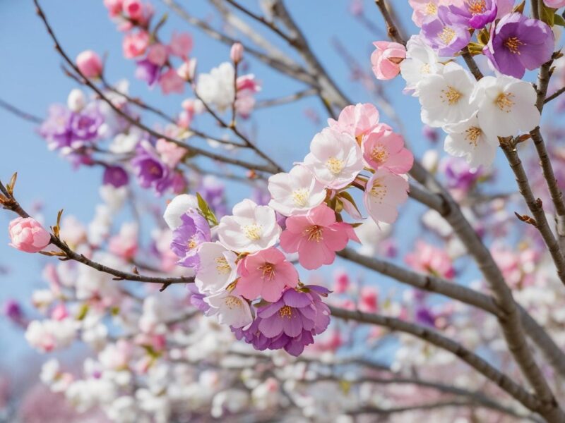 Flowering Easter Trees and Branches