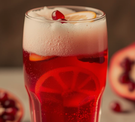 Pomegranate Lemon Fizz