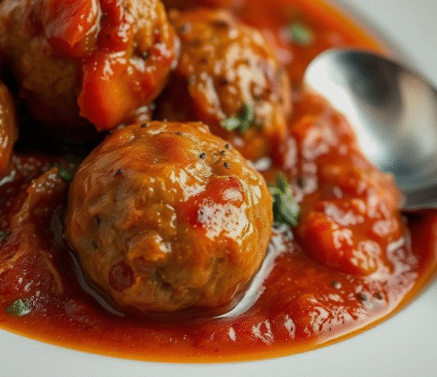 Homemade vegan meatballs