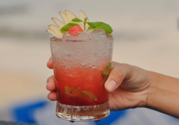 Raspberry Mojito Mocktail