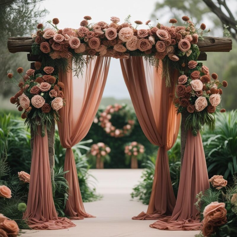 Dusty Rose and Terracotta