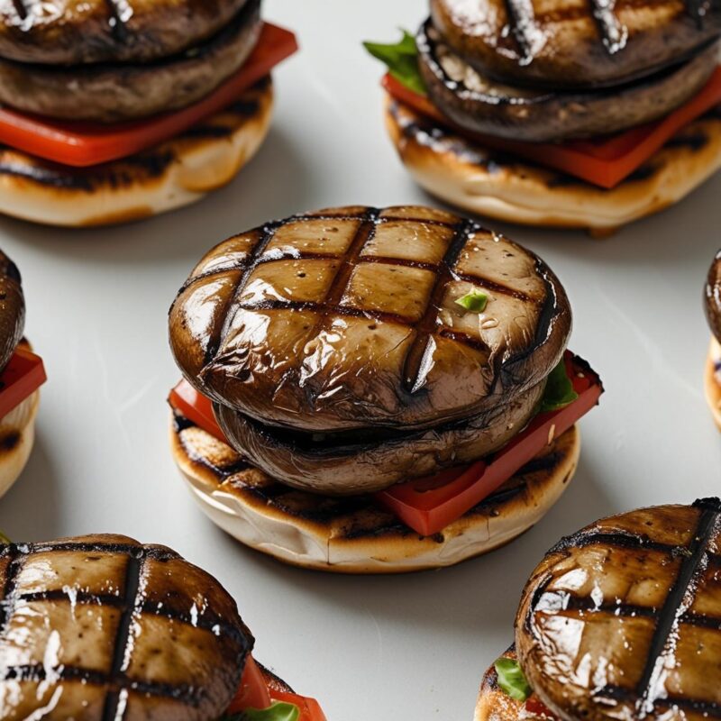 Grilled Portobello Mushroom Burgers