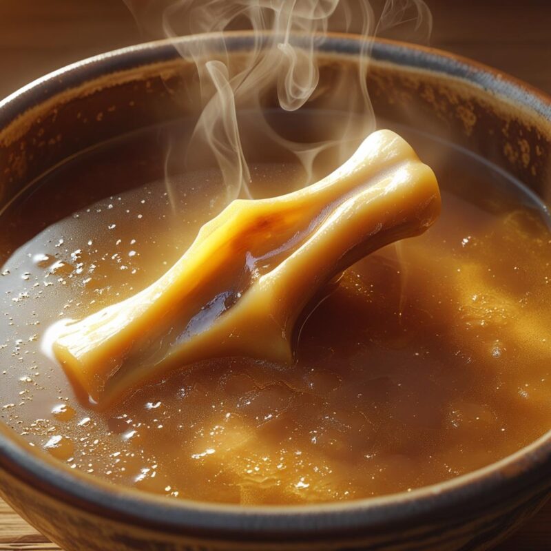 Hearty Bone Broth with Marrow