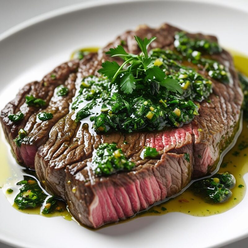 Marinated Flank Steak with Chimichurri