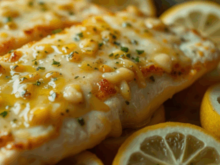 Buttery Lemon Garlic Baked Cod