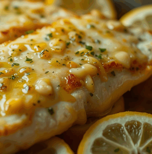 Buttery Lemon Garlic Baked Cod