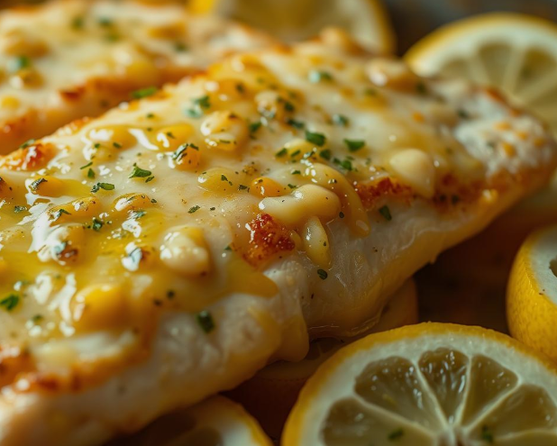 Buttery Lemon Garlic Baked Cod