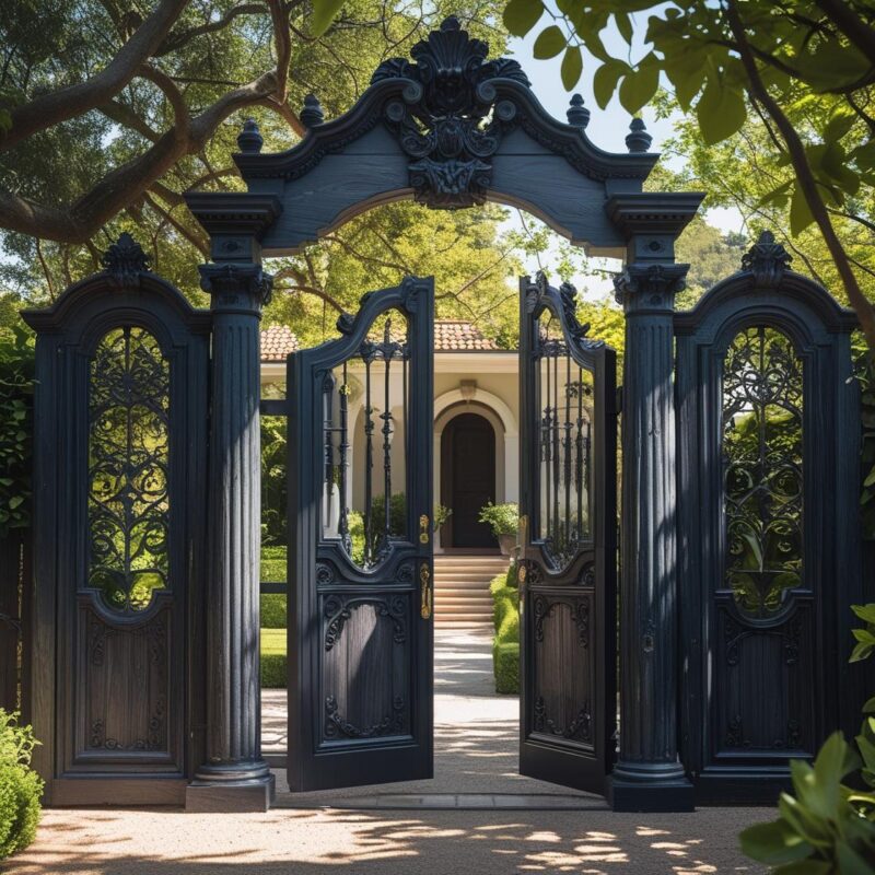 Statement Front Gates and Arbors