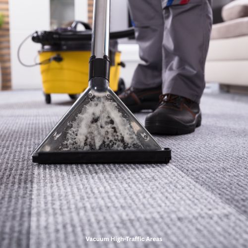 Vacuum High-Traffic Areas