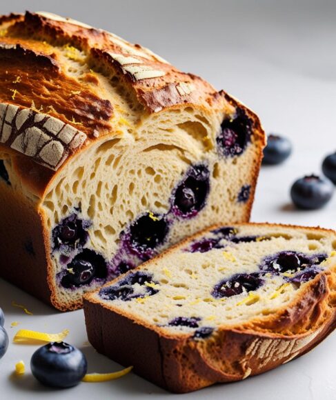Lemon Blueberry Sourdough Bread