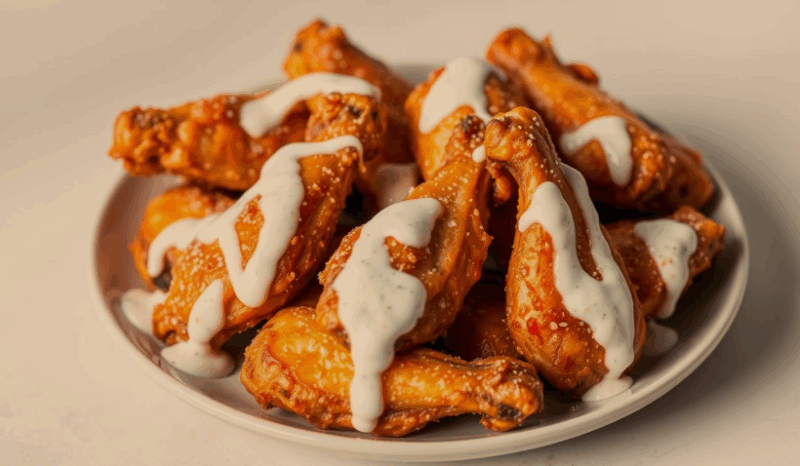 Crispy Baked Ranch Wings