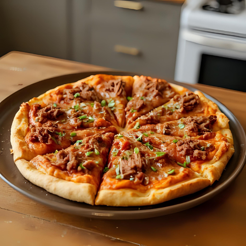 Pulled Pork BBQ Pizza
