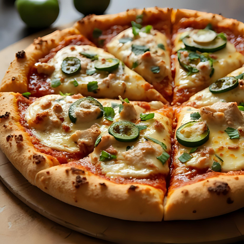 Vegetarian BBQ Pizza
