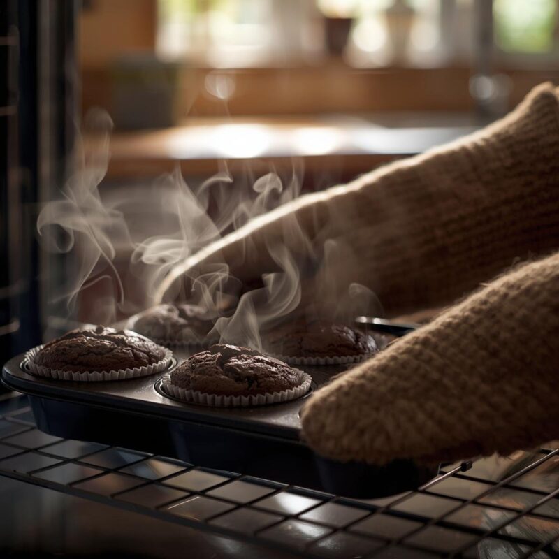 Chocolate Zucchini Muffins