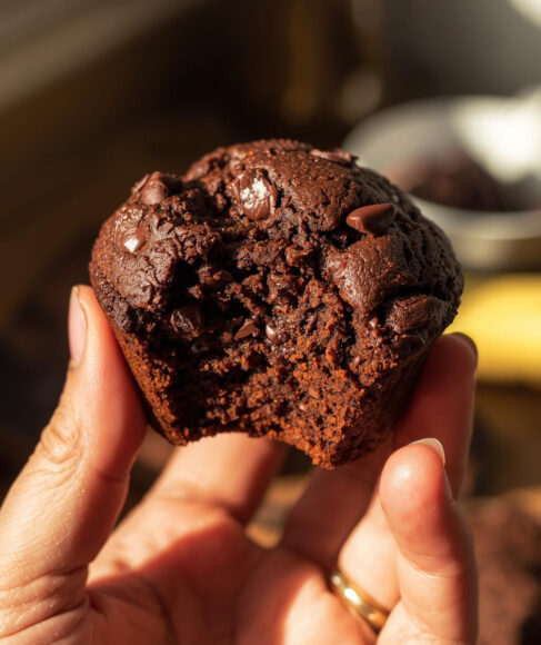 Chocolate Zucchini Muffins