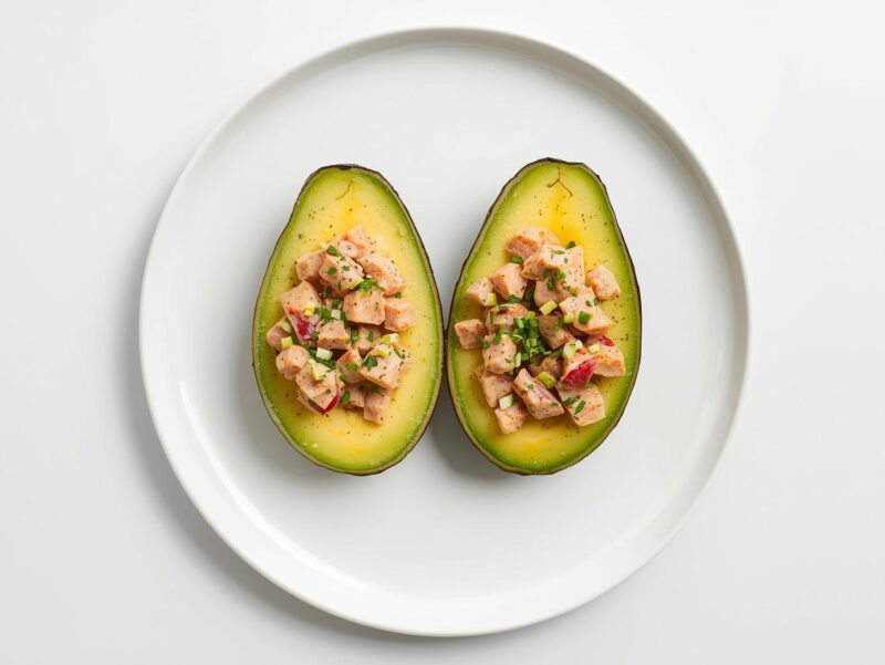 Tuna Stuffed Avocados