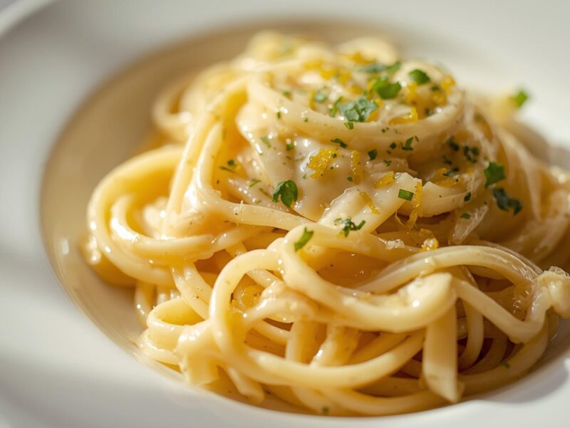 Creamy Garlic Lemon Pasta