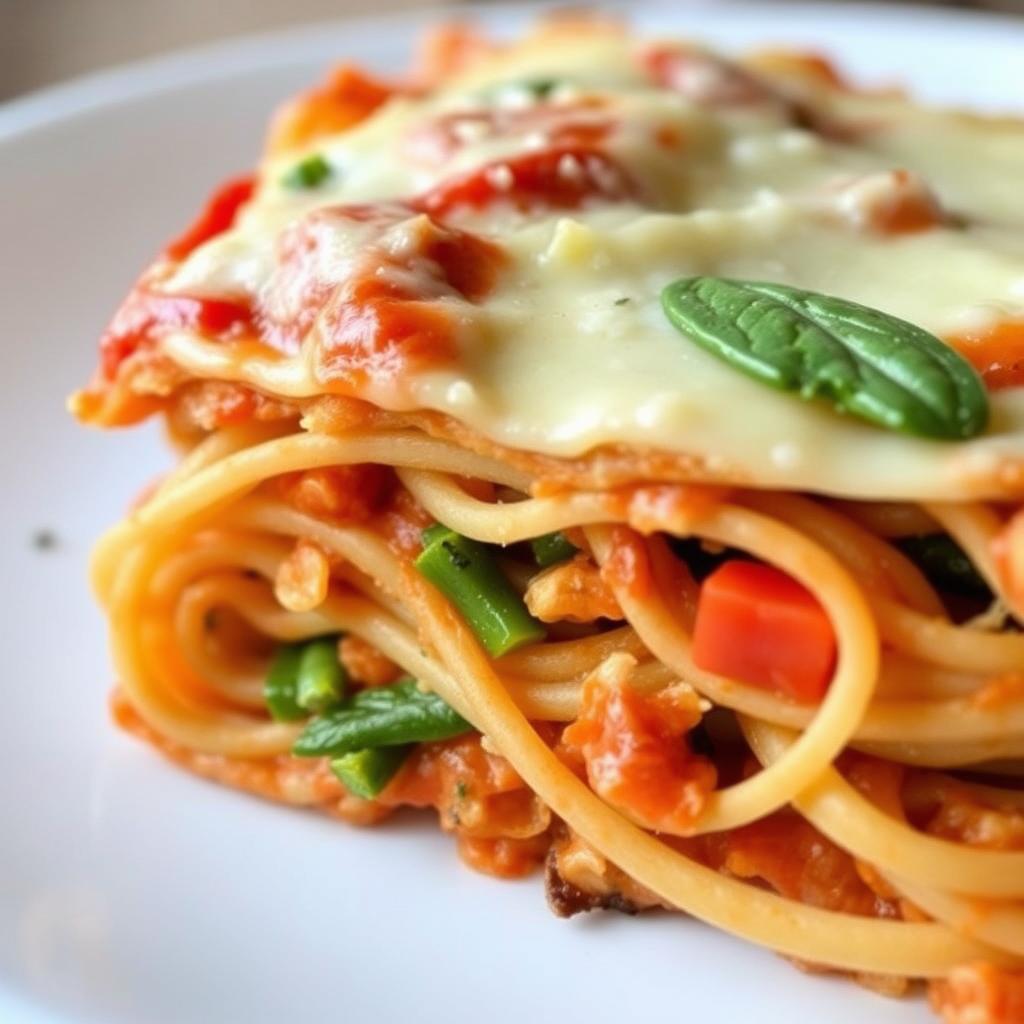 Gluten-free vegetarian lasagna with gluten-free noodles Gluten-free vegetarian lasagna with gluten-free noodles