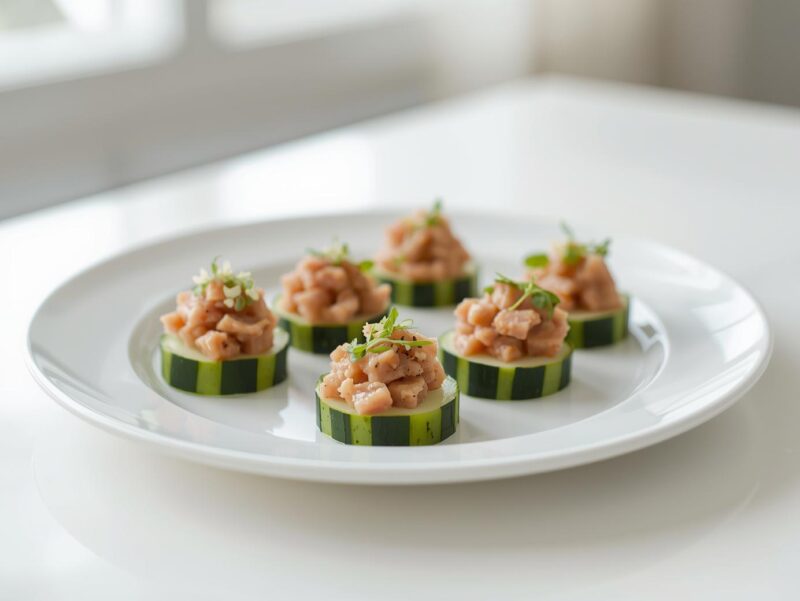 Tuna Cucumber Bites