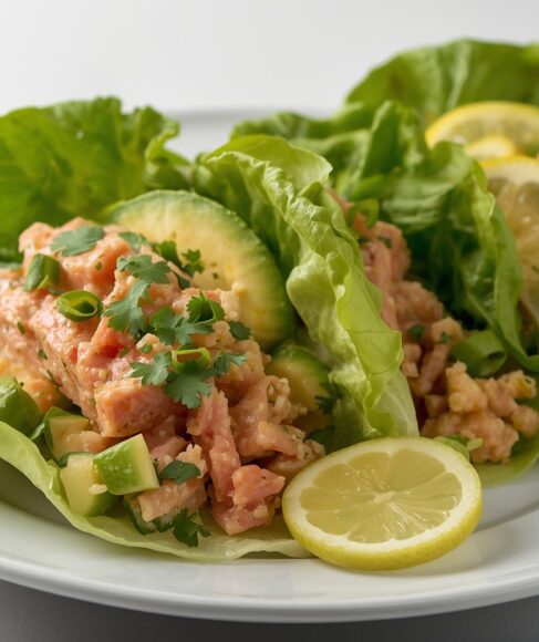 Tuna and Avocado Lettuce Wraps