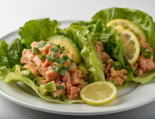 Tuna and Avocado Lettuce Wraps
